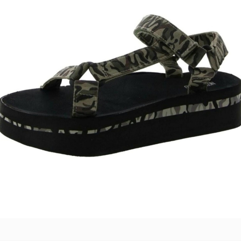 Not Rated Camouflage Platform Sandals